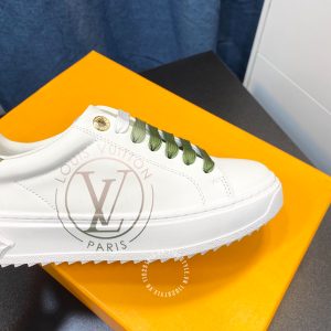 Giày sneaker Louis Vuitton màu trắng dây buộc super fake 1:1 - Hình ảnh 6
