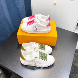 Giày sneaker Louis Vuitton màu trắng dây buộc super fake 1:1 - Hình ảnh 8