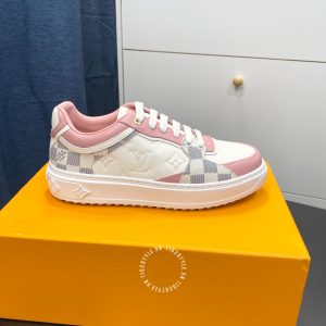 Giày thể thao Louis Vuitton phối màu họa tiết hàng hiệu cao cấp - Ảnh 5