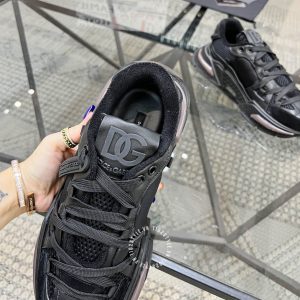 Giày nam Dolce & Gabbana màu đen phối vải lưới hàng hiệu - Ảnh 7
