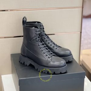Boot Versace nam hàng hiệu màu đen da xịn giá tốt nhất - Hình ảnh 3