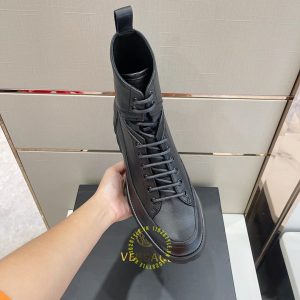 Boot Versace nam hàng hiệu màu đen da xịn giá tốt nhất - Hình ảnh 5