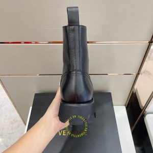 Boot Versace nam hàng hiệu màu đen da xịn giá tốt nhất - Hình ảnh 7