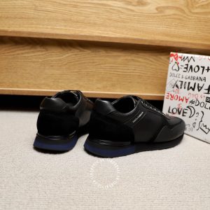 Giày thể thao Dolce & Gabbana nam màu đen da sần replica 1:1 - Ảnh 8