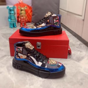 Giày Sneaker Boot Versace nam phối màu rep 1:1 chính hãng - Ảnh 5