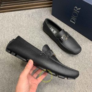Giày rep 1:1 Moca Dior nam da sần màu đen giá tốt nhất - Hình ảnh 6