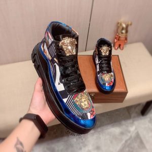 Giày Sneaker Boot Versace nam phối màu rep 1:1 chính hãng - Ảnh 6