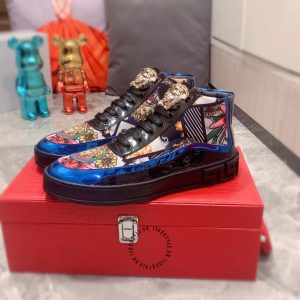 Giày Sneaker Boot Versace nam phối màu rep 1:1 chính hãng - Ảnh 4