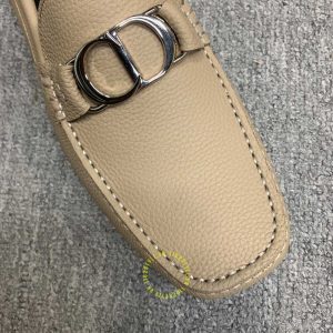Giày rep 1:1 Moca Dior nam da sần màu nâu nhạt giá tốt nhất - Hình ảnh 7