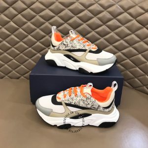 Giày thể thao Dior phối màu hoạ tiết da rắn replica 1:1 chính hãng - Ảnh 4