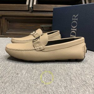 Giày rep 1:1 Moca Dior nam da sần màu nâu nhạt giá tốt nhất - Hình ảnh 5