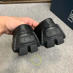 Giày rep 1:1 Moca Dior nam da sần màu đen giá tốt nhất - Hình ảnh 8