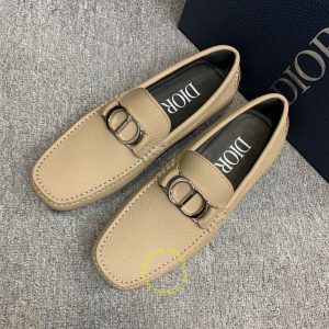 Giày rep 1:1 Moca Dior nam da sần màu nâu nhạt giá tốt nhất - Hình ảnh 3