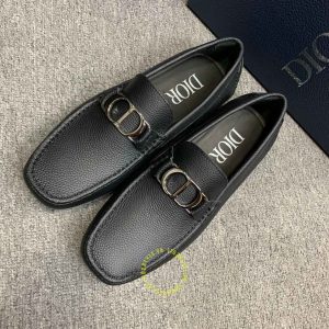 Giày rep 1:1 Moca Dior nam da sần màu đen giá tốt nhất - Hình ảnh 3