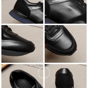Giày thể thao Dolce & Gabbana nam màu đen da sần replica 1:1 - Ảnh 9