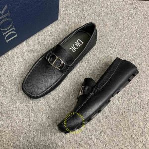 Giày rep 1:1 Moca Dior nam da sần màu đen giá tốt nhất - Hình ảnh 4