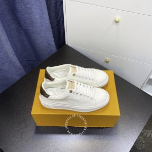 Giày sneaker Louis Vuitton màu trắng replica 1:1 chính hãng - Hình ảnh 4