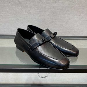Giày Loafer Hermes nam màu đen phiên bản replica 1:1 - Hình ảnh 2