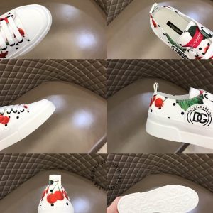 Giày Dolce & Gabbana trắng phối hoạ tiết nổi bật replica 1:1 - Ảnh 9