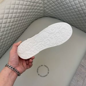 Giày thể thao Dolce & Gabbana trắng hoạ tiết vàng replica 1:1 - Ảnh 7