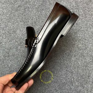 Giày replica Loafer Dior nam da bóng màu đen giá ưu đãi - Hình ảnh 5