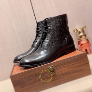 Giày Boot replica Dior nam màu đen cao cấp giá tốt - Ảnh 3