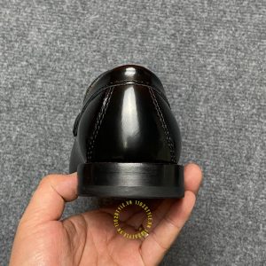 Giày replica Loafer Dior nam da bóng màu đen giá ưu đãi - Hình ảnh 8