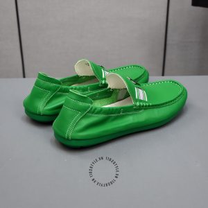 Giày Moca Versace nam da mềm màu xanh replica 1:1 chính hãng - Ảnh 4