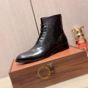 Giày Boot replica Dior nam màu đen cao cấp giá tốt - Ảnh 6