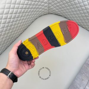 Sneaker Boot Versace nam phối màu logo vàng replica - Ảnh 8