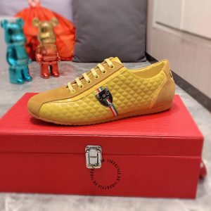 Giày Dolce & Gabbana màu vàng nổi bật rep 1:1 chính hãng - Ảnh 8