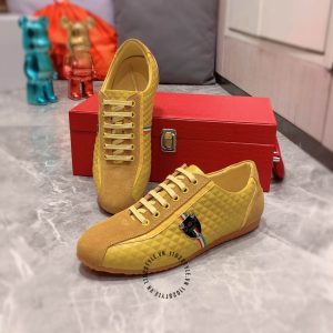 Giày Dolce & Gabbana màu vàng nổi bật rep 1:1 chính hãng - Ảnh 4