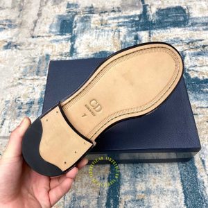 Giày Boot replica Dior da xịn họa tiết Monogram cao cấp - Ảnh 9
