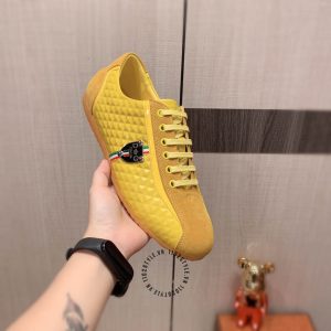 Giày Dolce & Gabbana màu vàng nổi bật rep 1:1 chính hãng - Ảnh 6