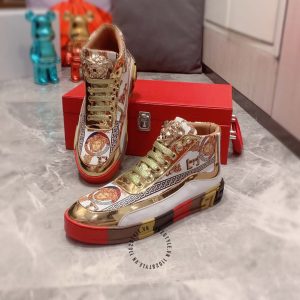 Sneaker Boot Versace nam phối màu super fake loại 1 - Ảnh 2