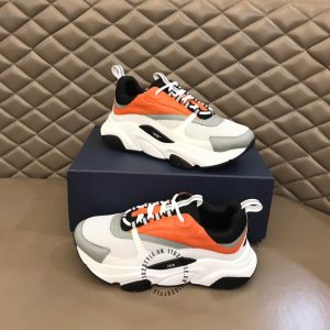 Giày thể thao Dior da thật phối vải lưới super fake loại 1 - Ảnh 5