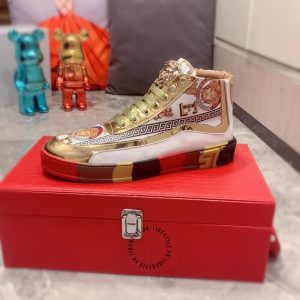 Sneaker Boot Versace nam phối màu super fake loại 1 - Ảnh 7