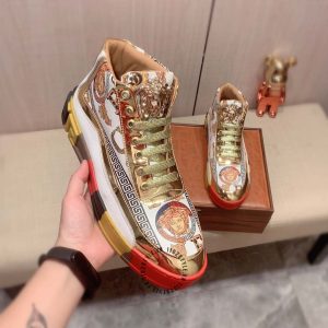 Sneaker Boot Versace nam phối màu super fake loại 1 - Ảnh 6