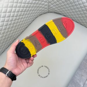 Sneaker Boot Versace phối màu logo kim loại super fake 1:1 - Ảnh 8