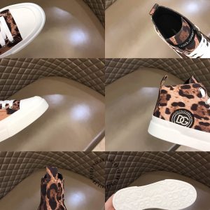 Giày thể thao D&G unisex hoạ tiết da báo super fake loại 1 - Ảnh 9