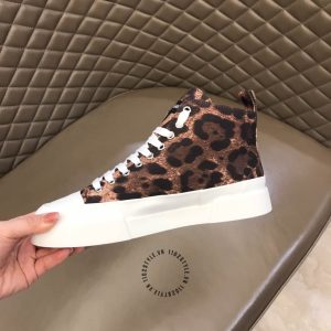 Giày thể thao D&G unisex hoạ tiết da báo super fake loại 1 - Ảnh 6