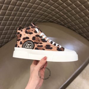 Giày thể thao D&G unisex hoạ tiết da báo super fake loại 1 - Ảnh 8