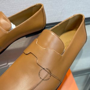 Giày lười Hermes nam da trơn phiên bản Like Auth - Hình ảnh 7