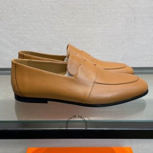 Giày lười Hermes nam da trơn phiên bản Like Auth - Hình ảnh 6