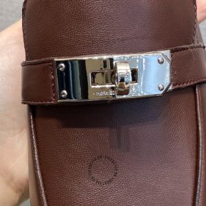 Giày lười Hermes nam da trơn cao cấp Like Auth giá ưu đãi - Hình ảnh 7