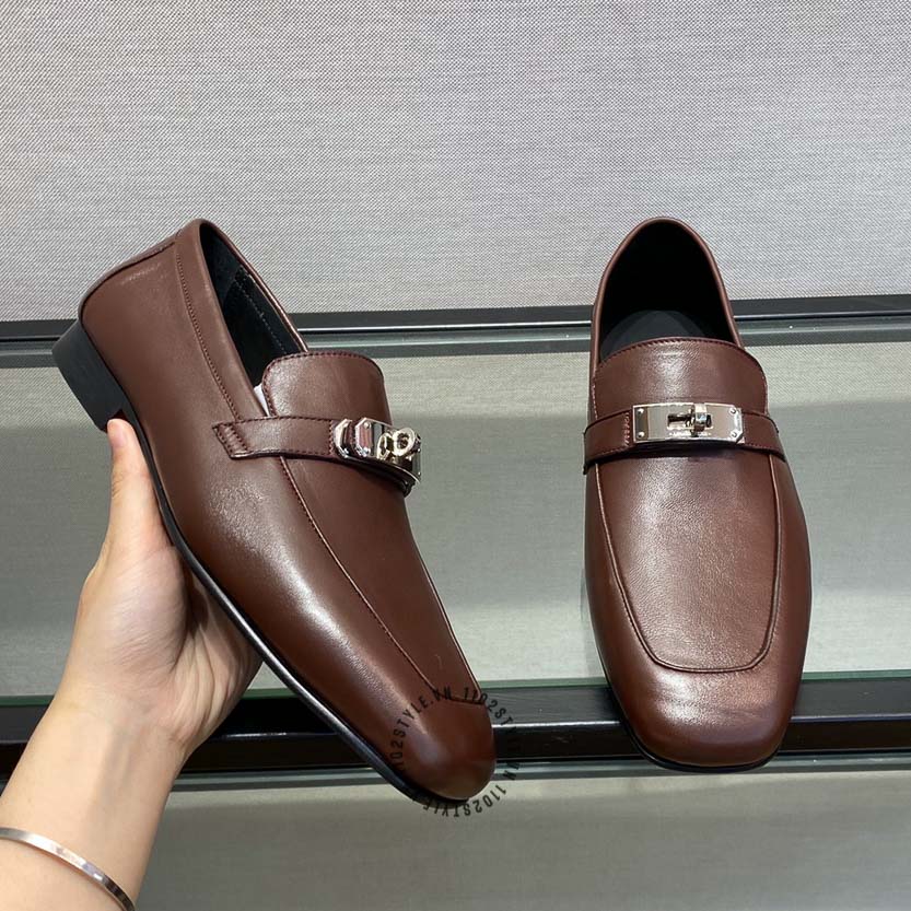 Chất liệu da của đôi giày Hermes