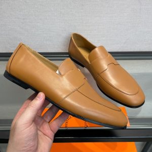 Giày lười Hermes nam da trơn phiên bản Like Auth - Hình ảnh 4