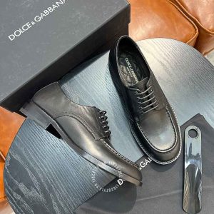Giày tây nam Dolce & Gabbana màu đen dây buộc cao cấp - Ảnh 2