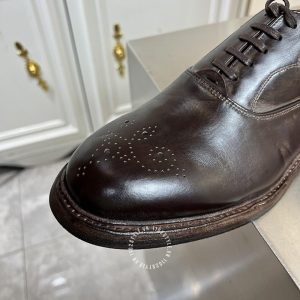Giày nam Dolce & Gabbana màu nâu dây buộc cao cấp hàng hiệu - Ảnh 6