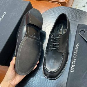 Giày tây nam Dolce & Gabbana màu đen dây buộc cao cấp - Ảnh 8